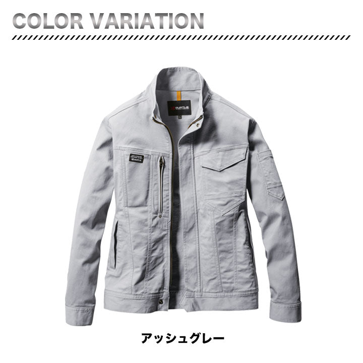 バートル 681 長袖ジャケット 即日発送 作業服 ストレッチ 長袖ジャンバー ブルゾン 男女兼用 ユニセックス 秋冬 ユニフォーム 作業着 BURTLE 681シリーズ【2023年 新作】クレイジーストレッチ ネイビー カーキ アッシュグレー ブラック 黒 M L LL