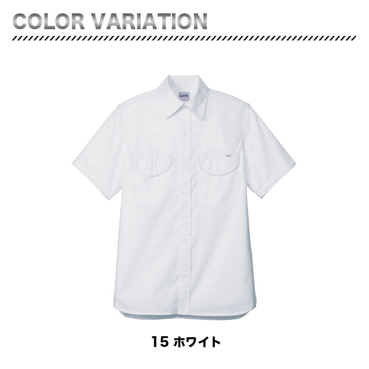 ボンマックス LCS46005 Leeメンズシャンブレー半袖シャツ